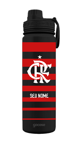 Garrafa Térmica Fresh Flamengo -( Personalize Nome + Número )