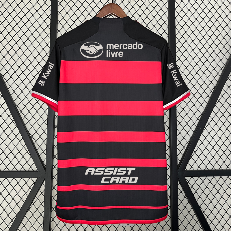 Camisa  Flamengo Casa  Patrocinios I 2024